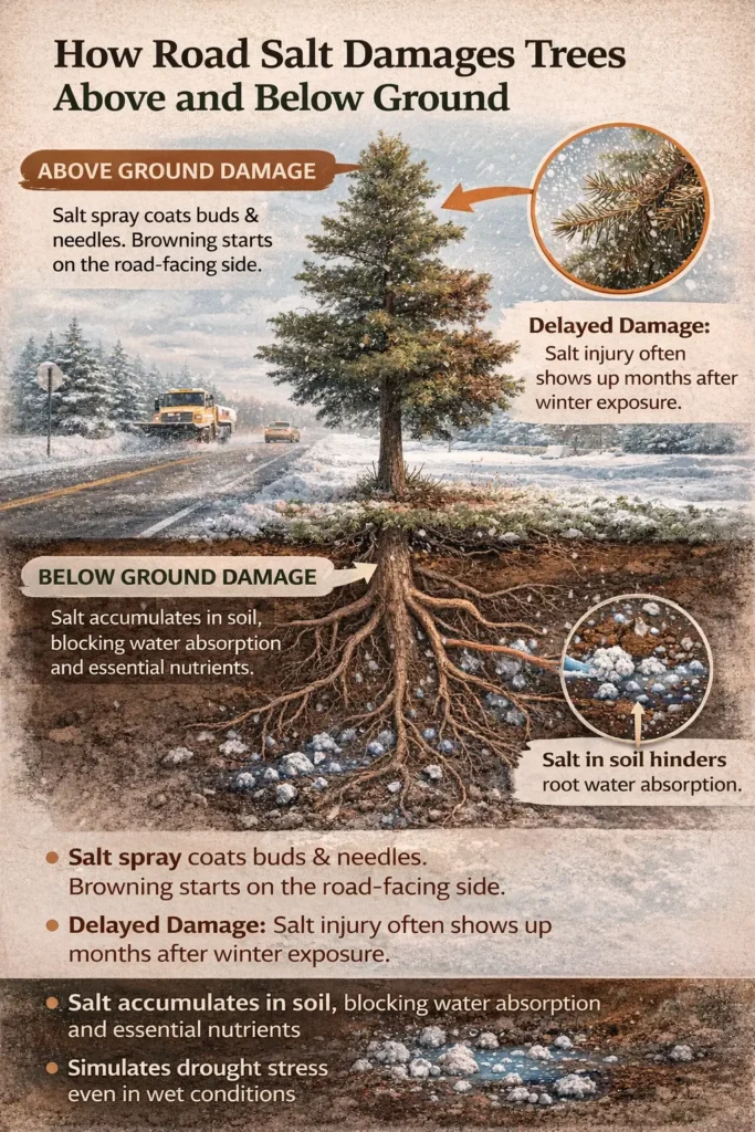 How Road Salt Damages Trees